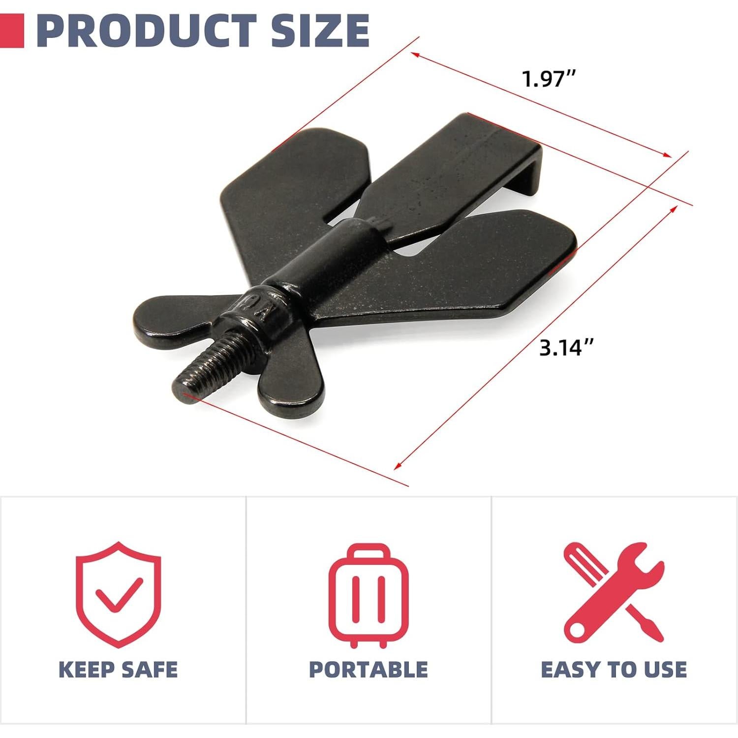 Cerradura de Puerta Portátil IRONDIY - Seguridad y Privacidad