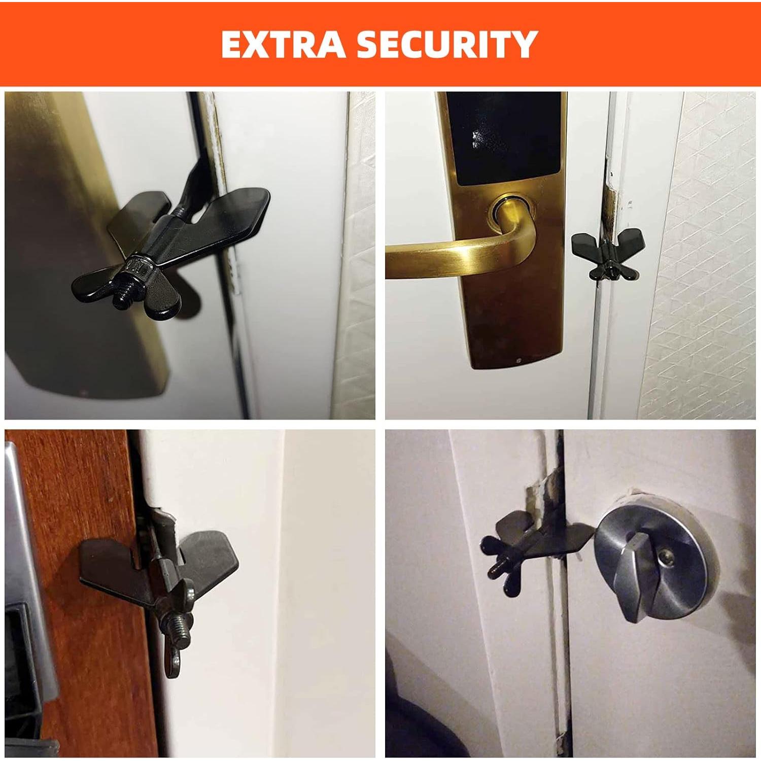 Cerradura de Puerta Portátil IRONDIY - Seguridad y Privacidad