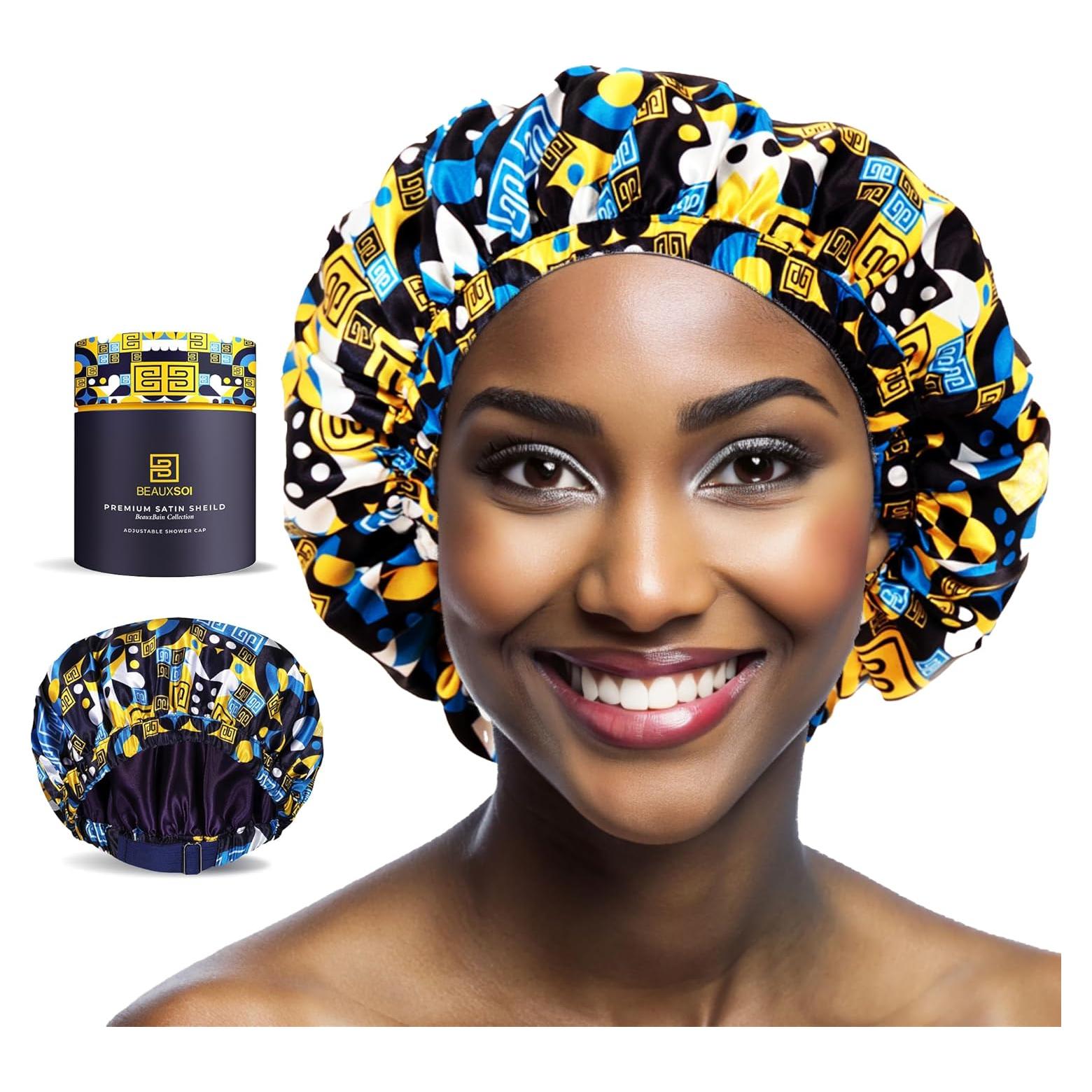 Gorro de Ducha Reutilizable Impermeable Beauxsoi - Satén Ajustable