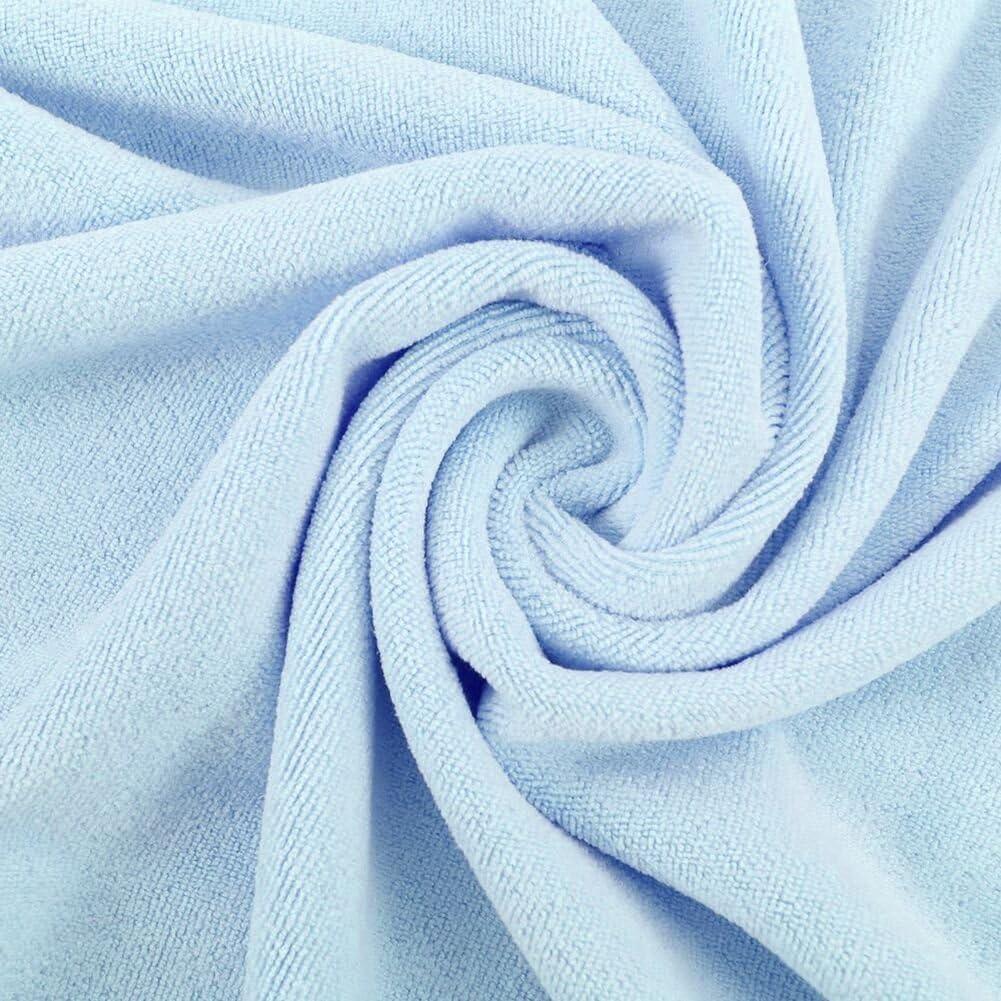 Toalla de Microfibra Tancano Grande 60x120cm Anti-Frizz Azul Claro