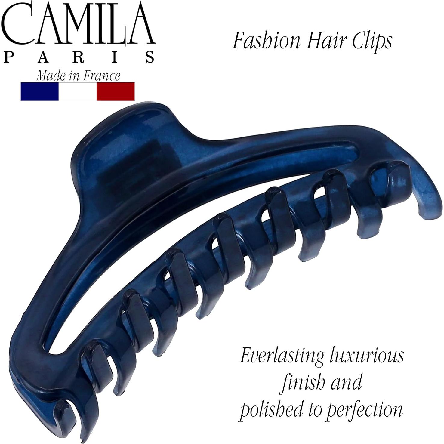 Clip para el cabello Camila Paris CP3223 azul 6.99 cm duradero