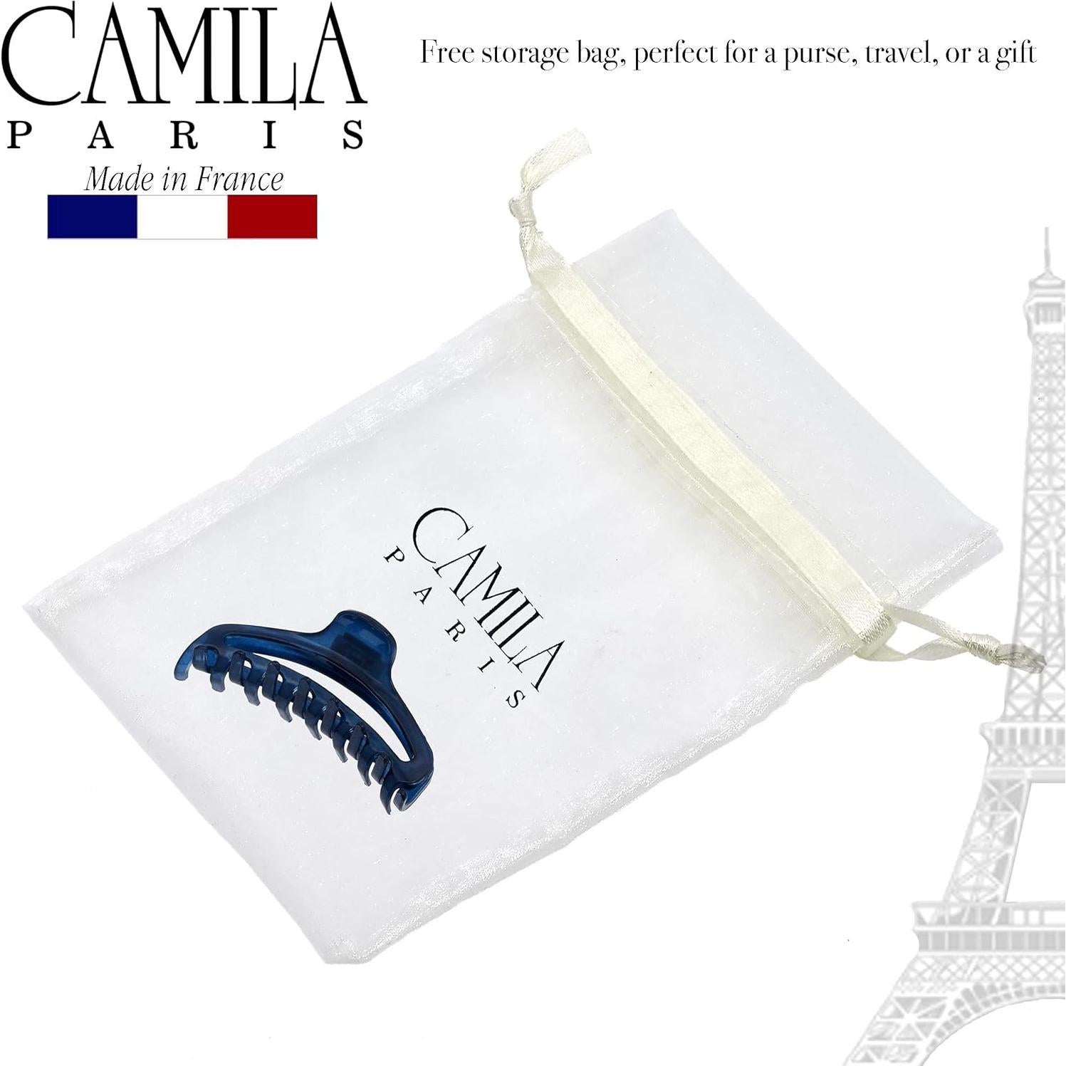 Clip para el cabello Camila Paris CP3223 azul 6.99 cm duradero