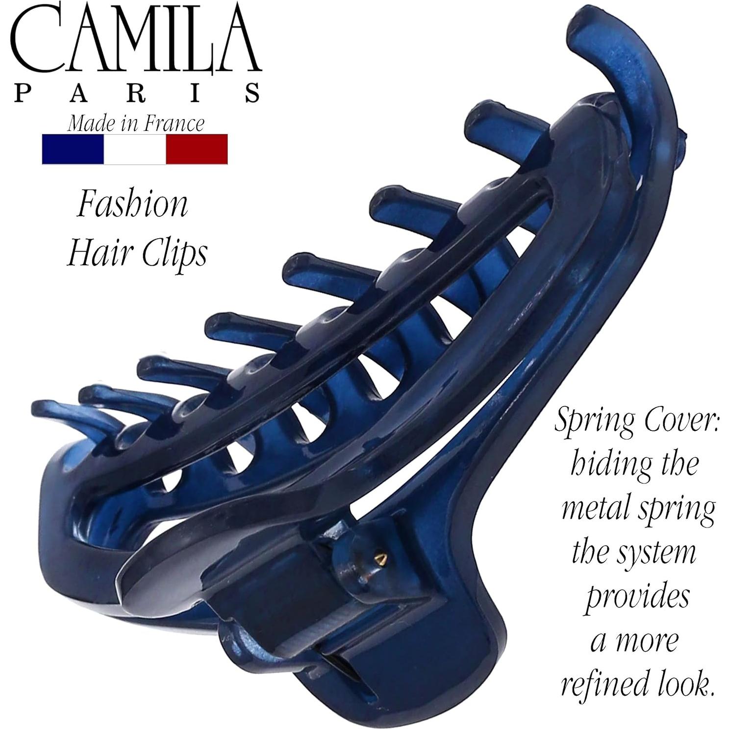 Clip para el cabello Camila Paris CP3223 azul 6.99 cm duradero