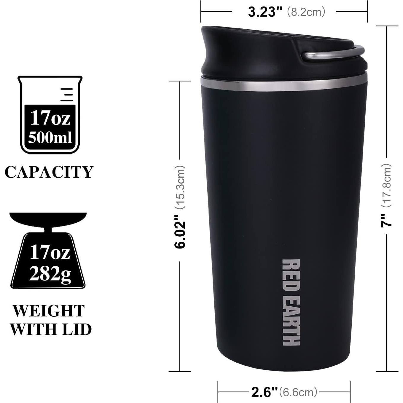 Taza de Viaje GiNT 500ml con Infusor y Tapa Aislada