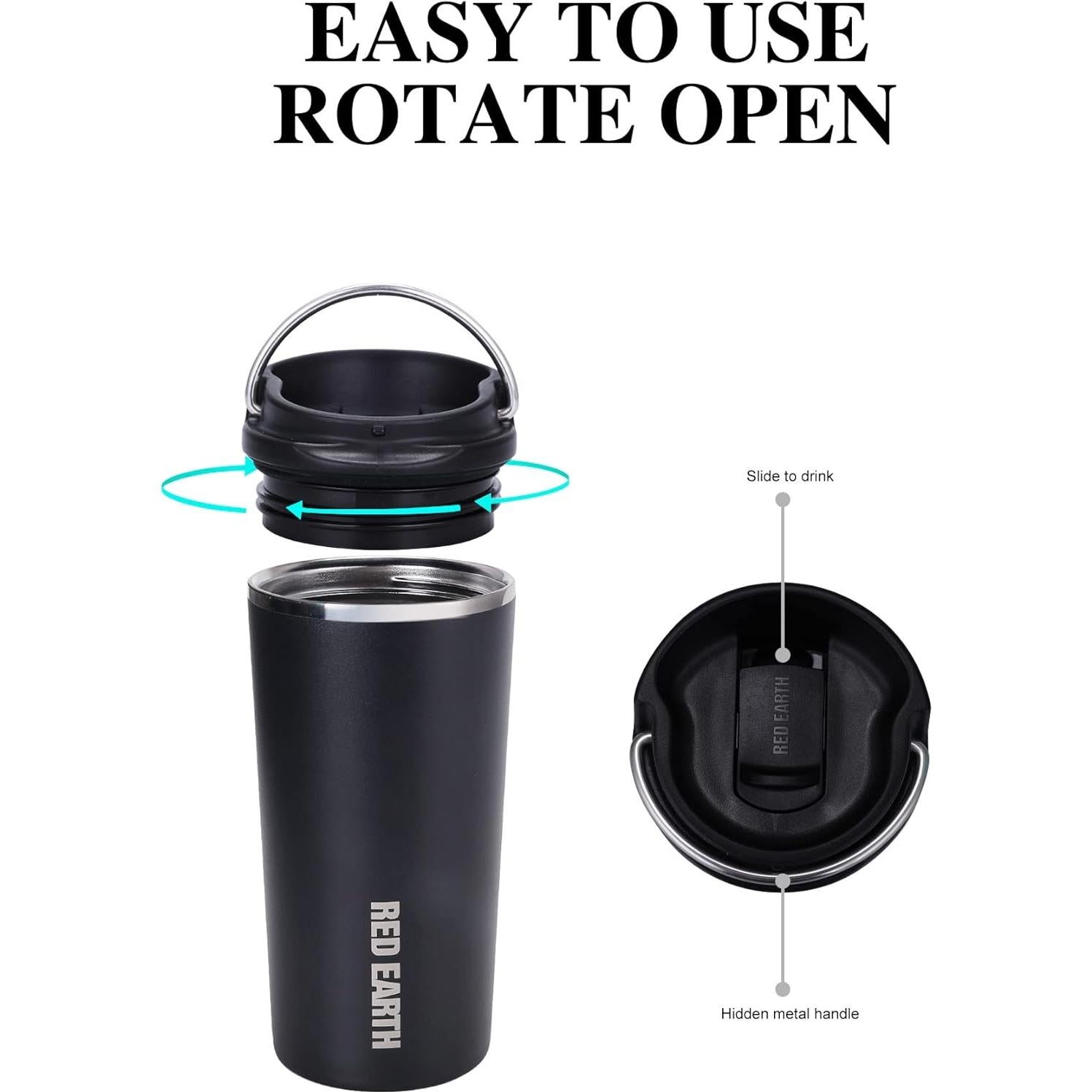 Taza de Viaje GiNT 500ml con Infusor y Tapa Aislada