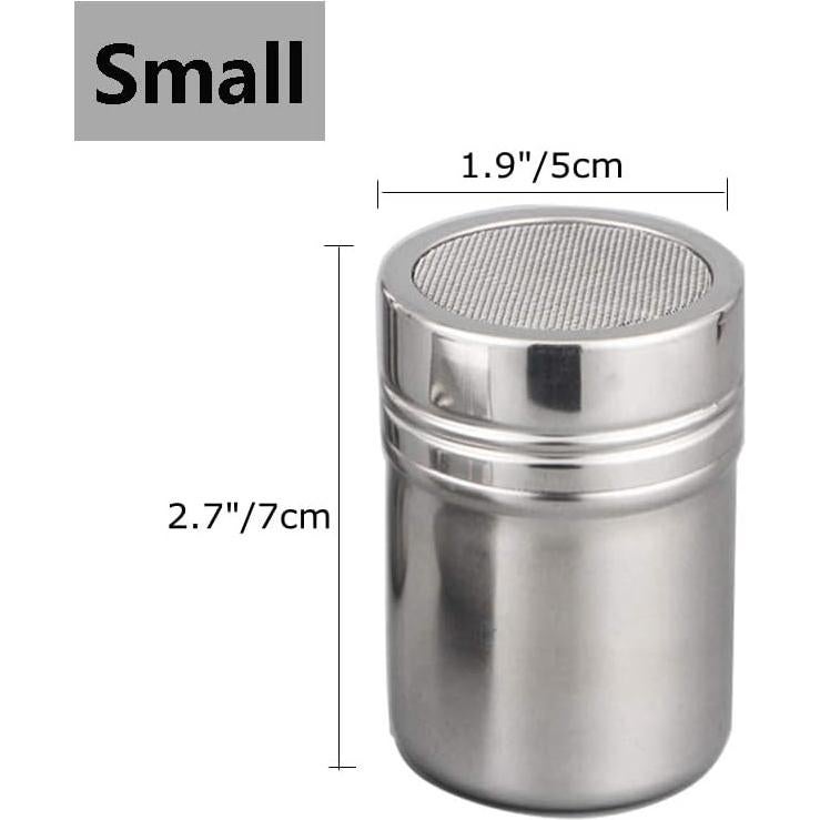 Tamiz de acero inoxidable FEOOWV con tapa 12Pcs 5cm