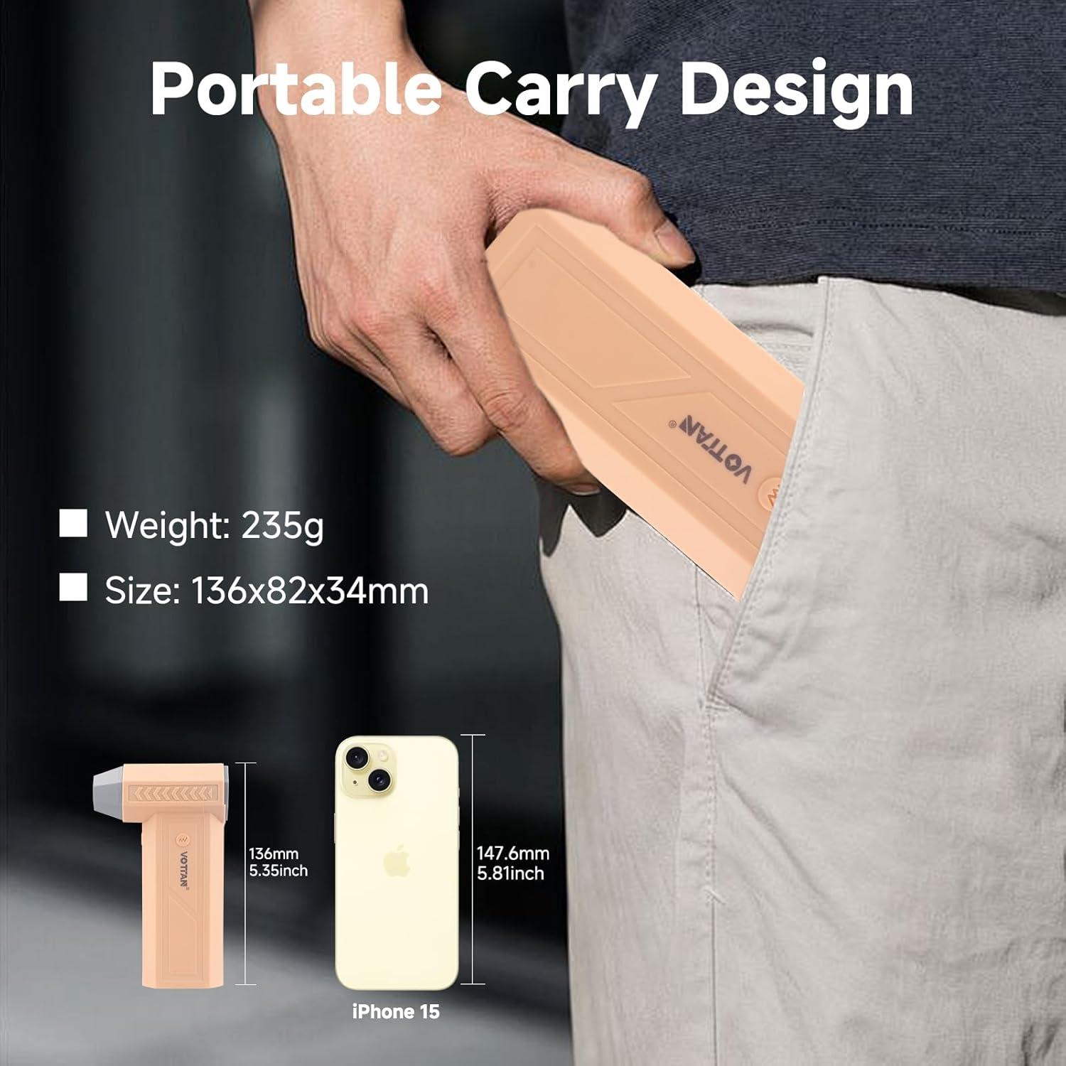 Soplador de Aire VOTTAN VT150000 120000 RPM 3 Velocidades