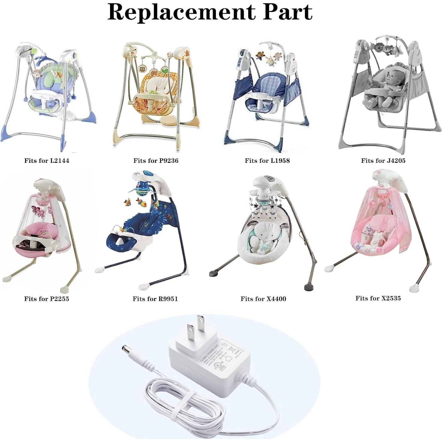 Cable de Alimentación 6V Snugapuppy Fisher Price 2.04m