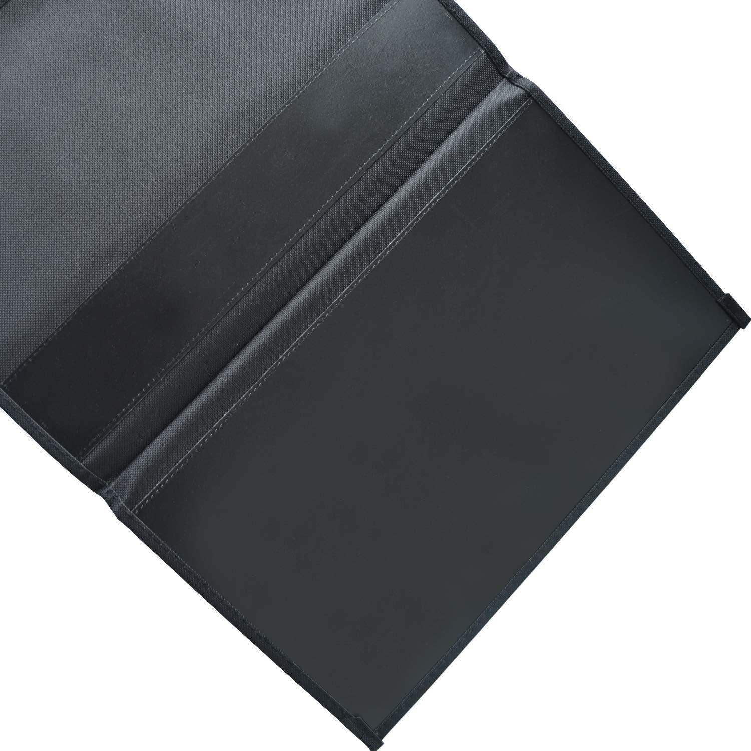 Organizador de Cama DuomiW Negro con 3 Bolsillos de Malla