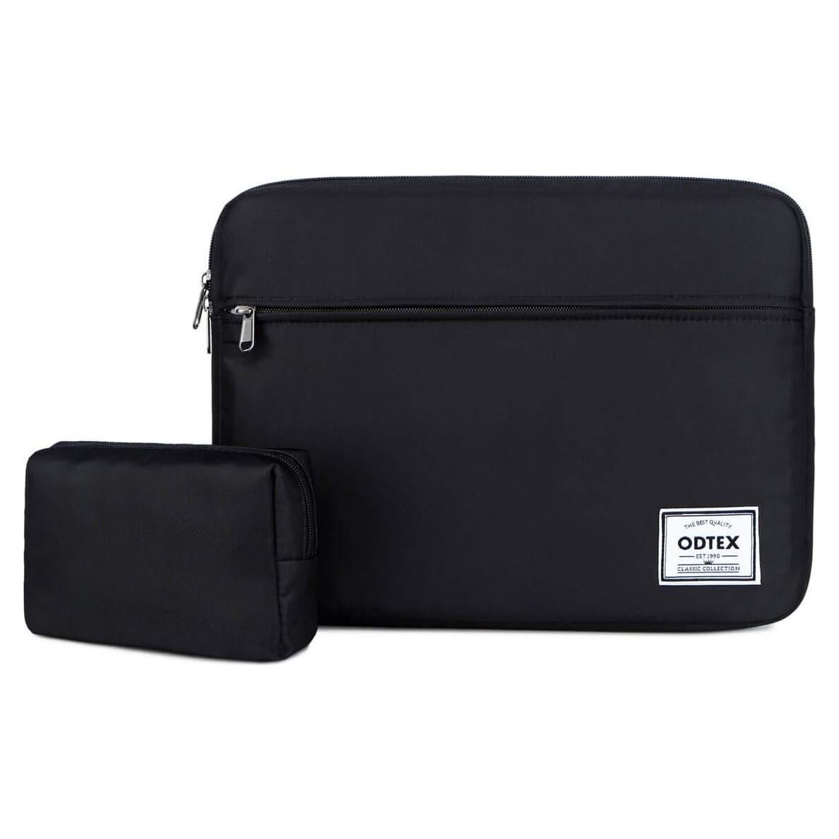 Funda acolchada para laptop ODTEX 13-14" negra con estuche