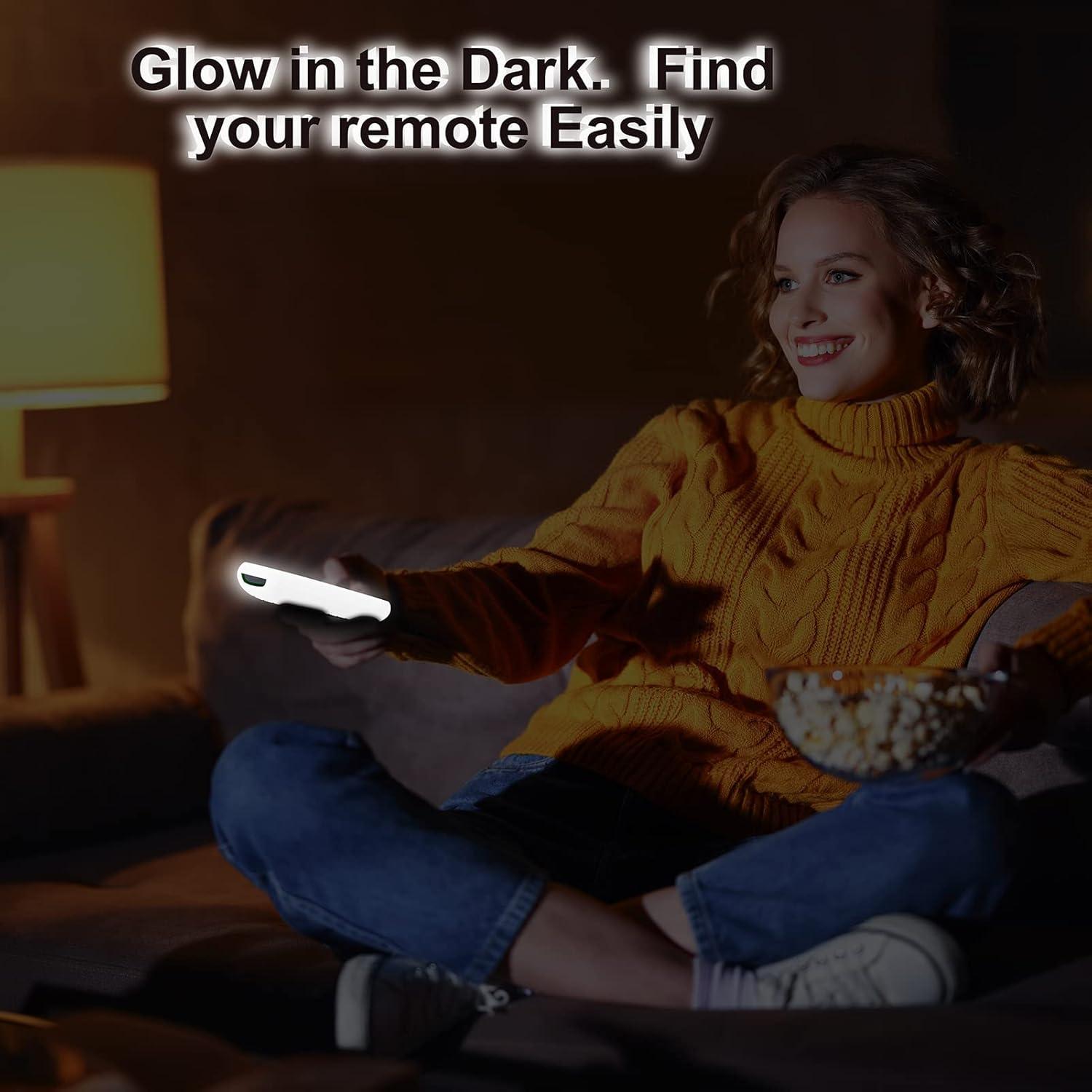 Funda de Silicona Antideslizante para Control Remoto Roku - Verde Púrpura Blanco