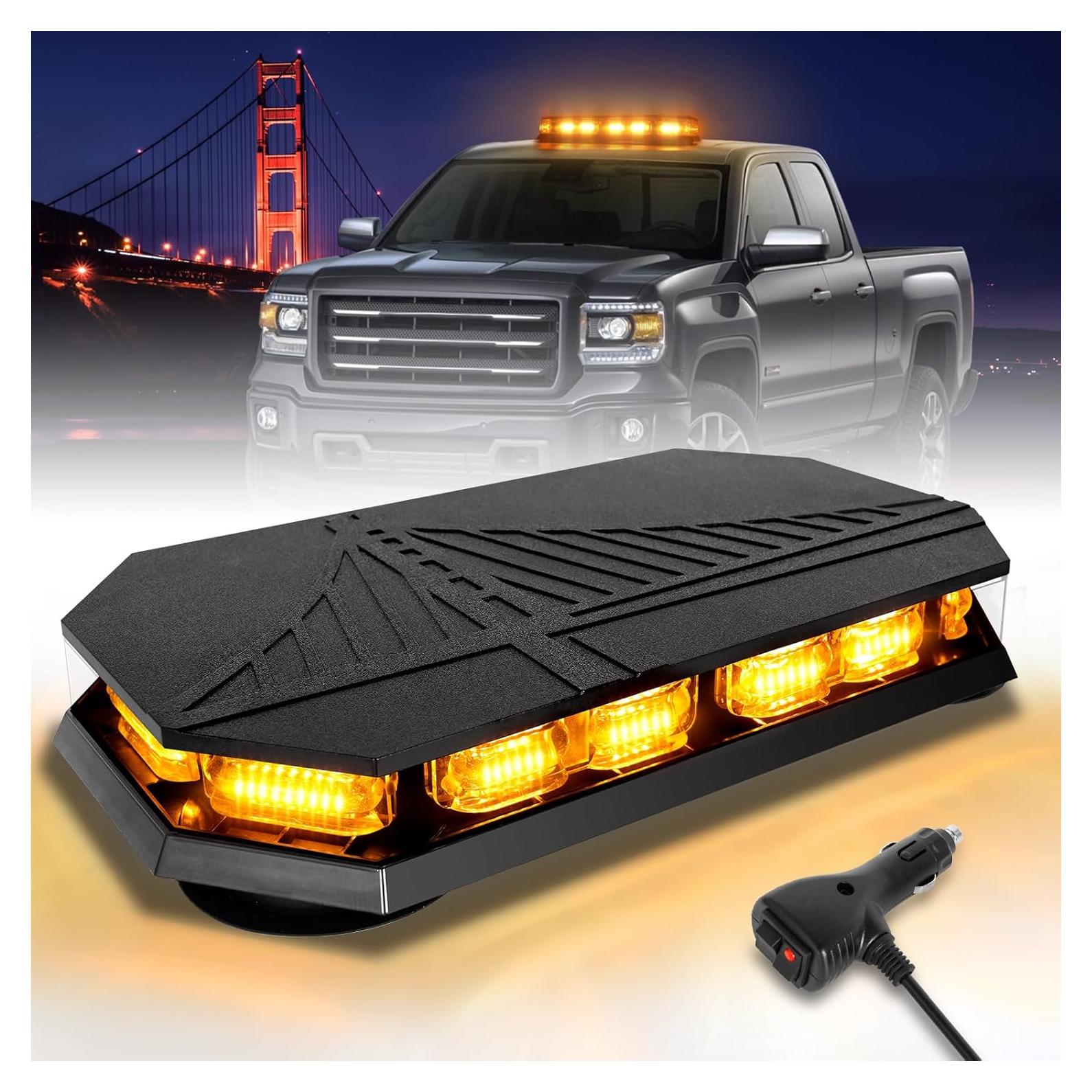 Barra de Luces Estroboscópicas HLauto 406D 102 LED Ámbar