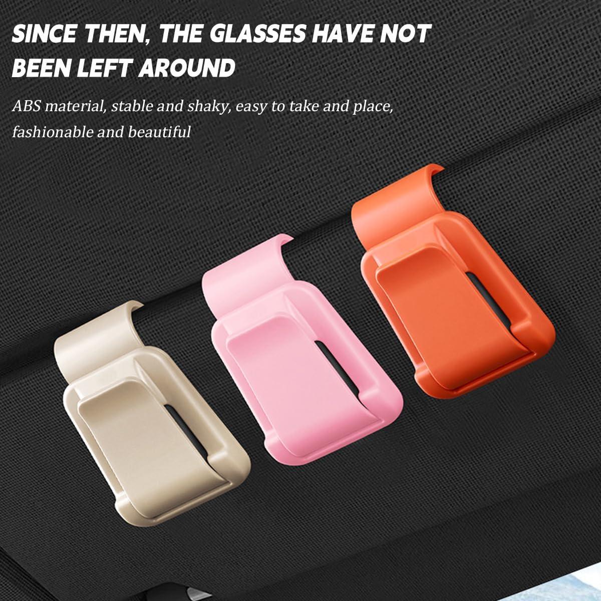 Soporte para Gafas de Sol Mandark 2PCS Clip Visera Beige