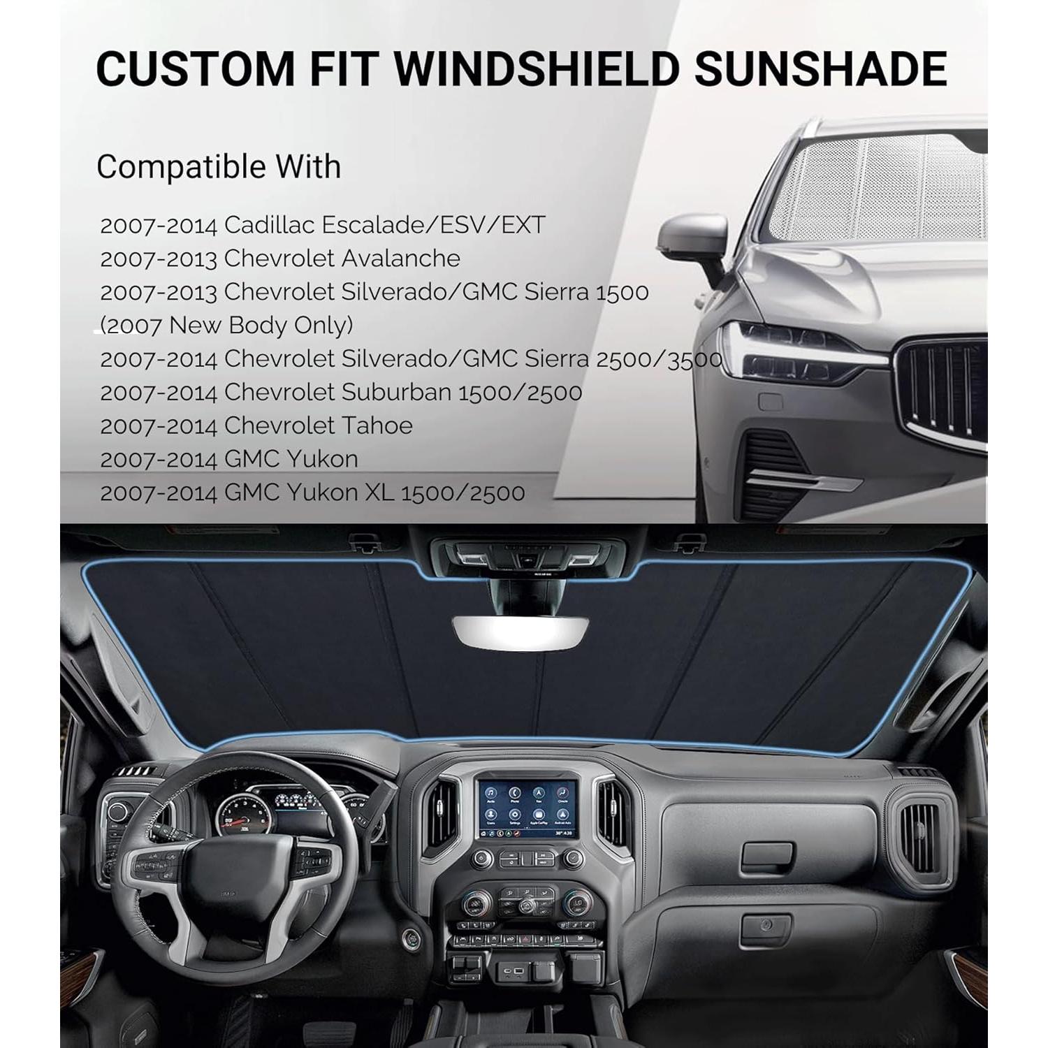 Protector Solar Parabrisas Pigenius para Cadillac Escalade 2007-2014