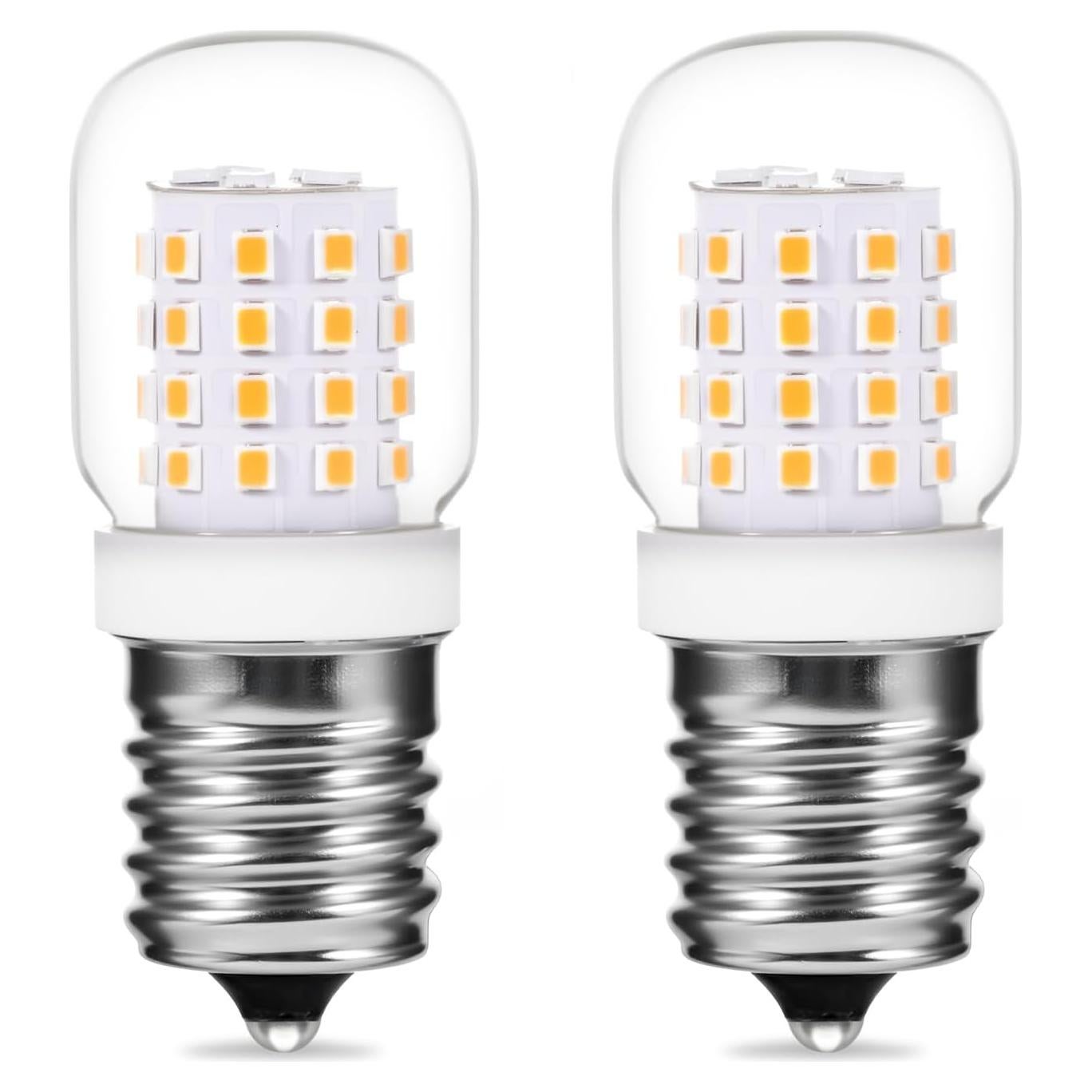 Bombilla E17 3W 2700K para Microondas Whirlpool - 2 Paquete