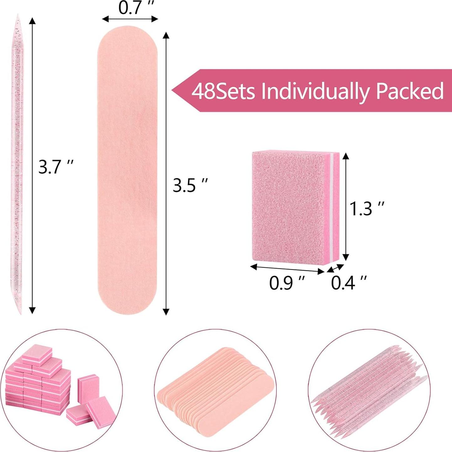 Kit de Manicura Desechable 48 Piezas acDesign - Higiénico y Portátil