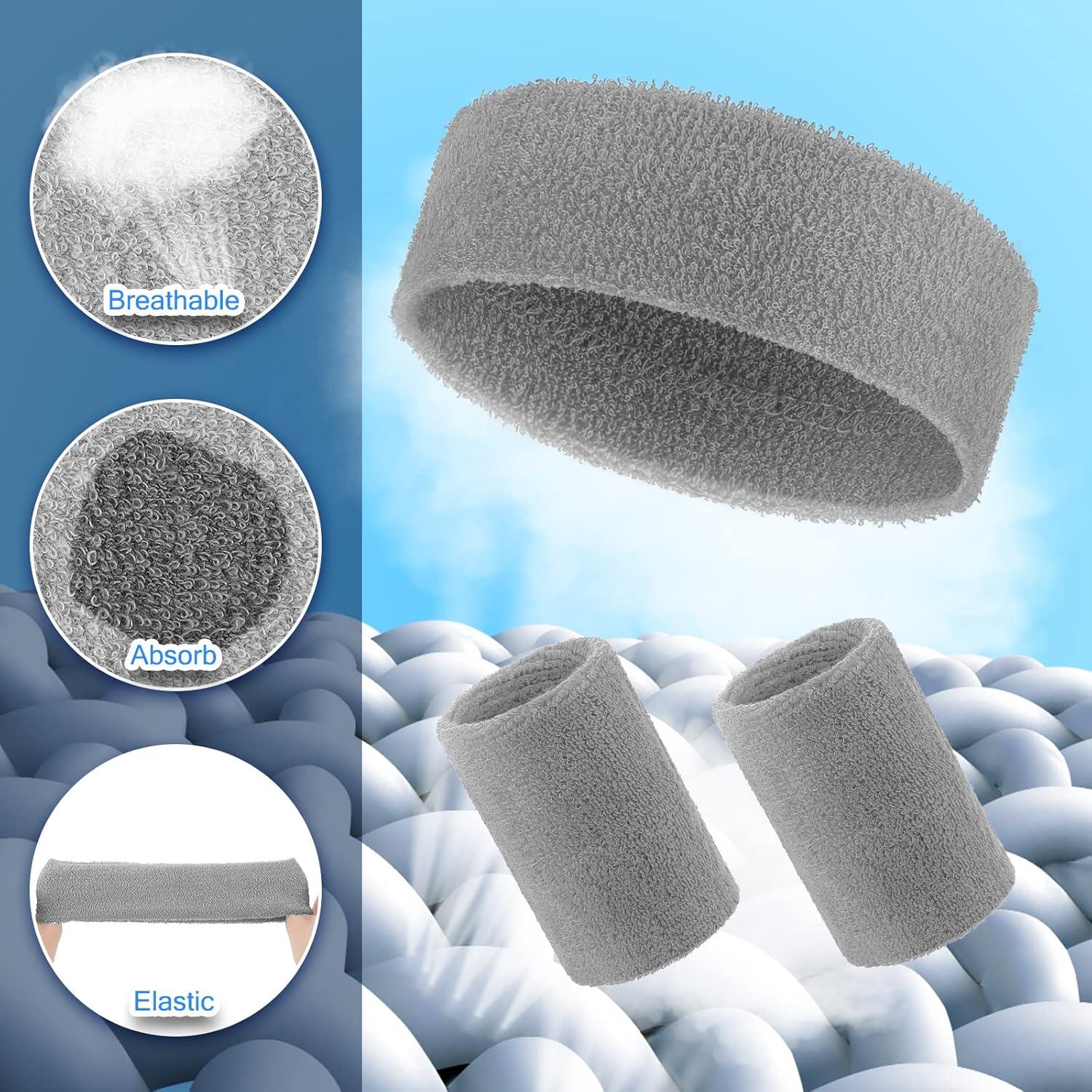 Conjunto 18 Piezas Muñequera y Diadema Hungdao Colorido