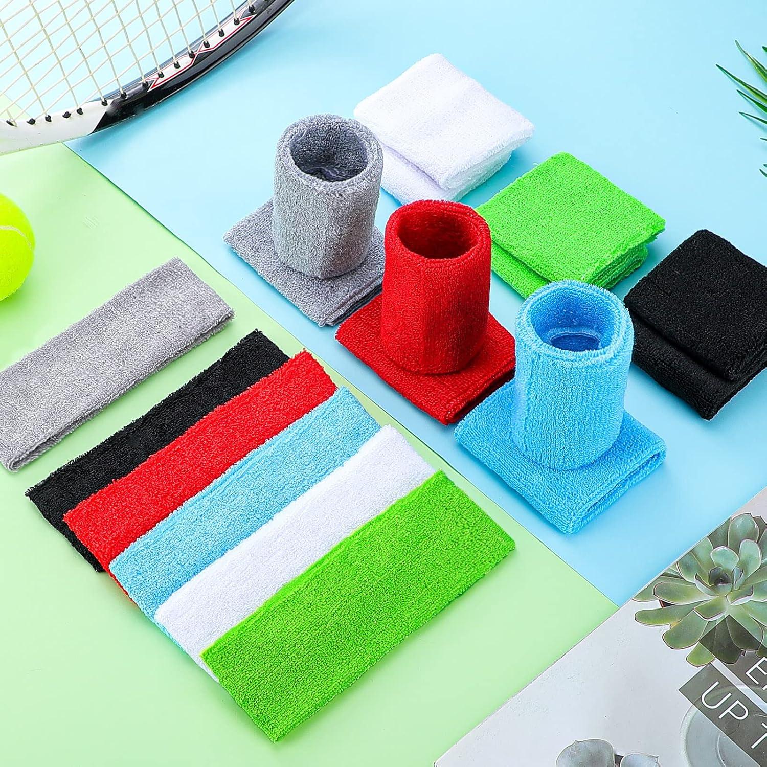 Conjunto 18 Piezas Muñequera y Diadema Hungdao Colorido