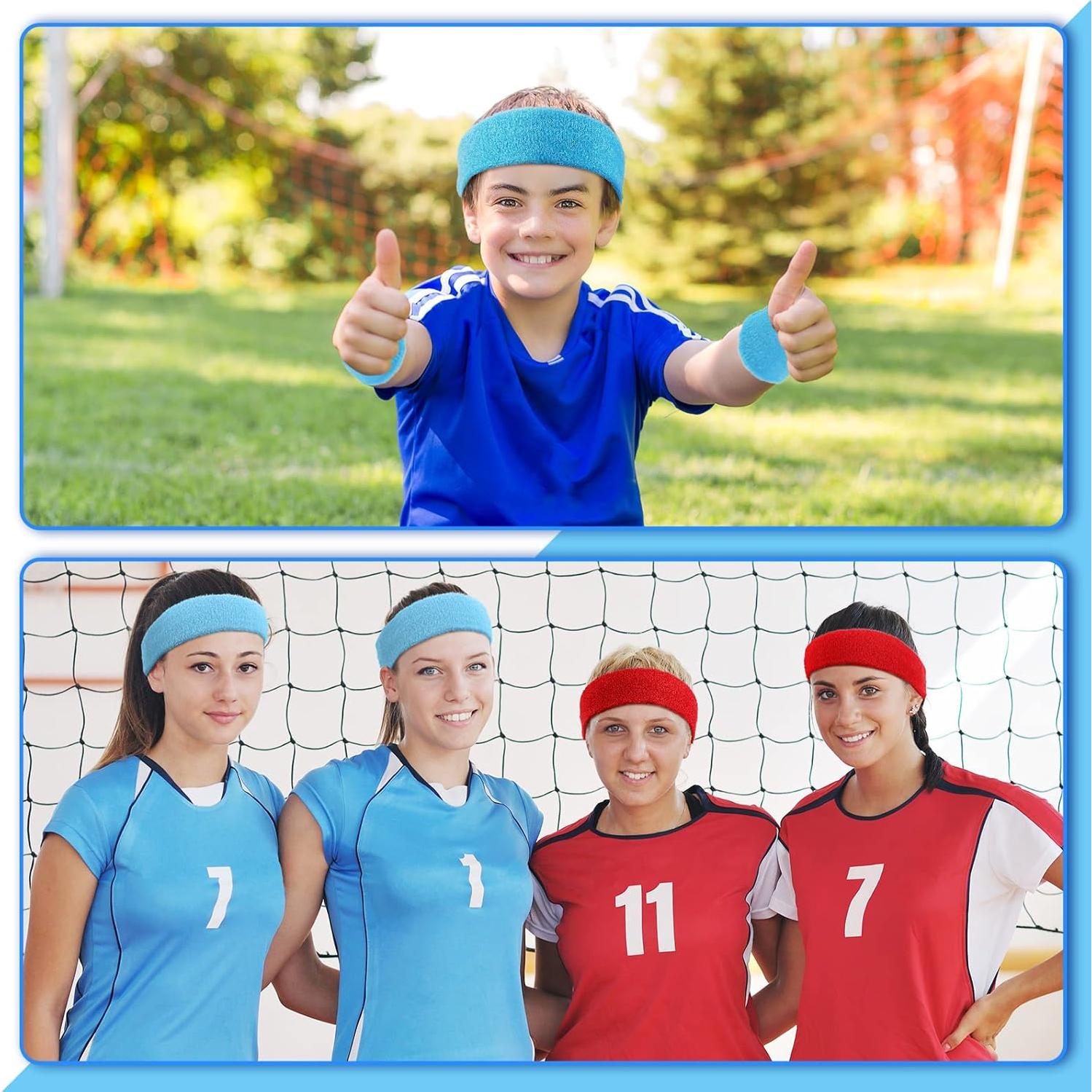 Conjunto 18 Piezas Muñequera y Diadema Hungdao Colorido