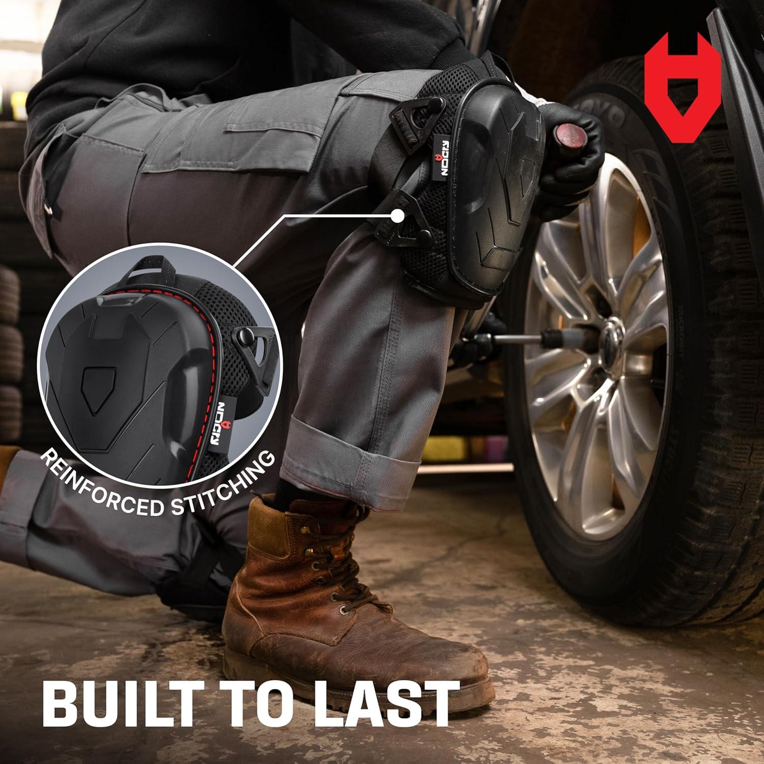 Almohadillas de Rodilla Profesionales NoCry - Gel y Espuma, Ajustables