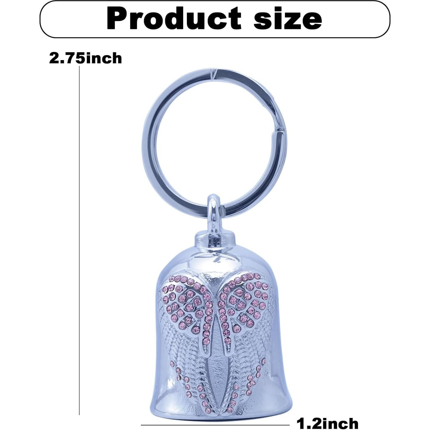 Campana de Motocicleta 3D CYZBTBl Plateada - Accesorio de Seguridad