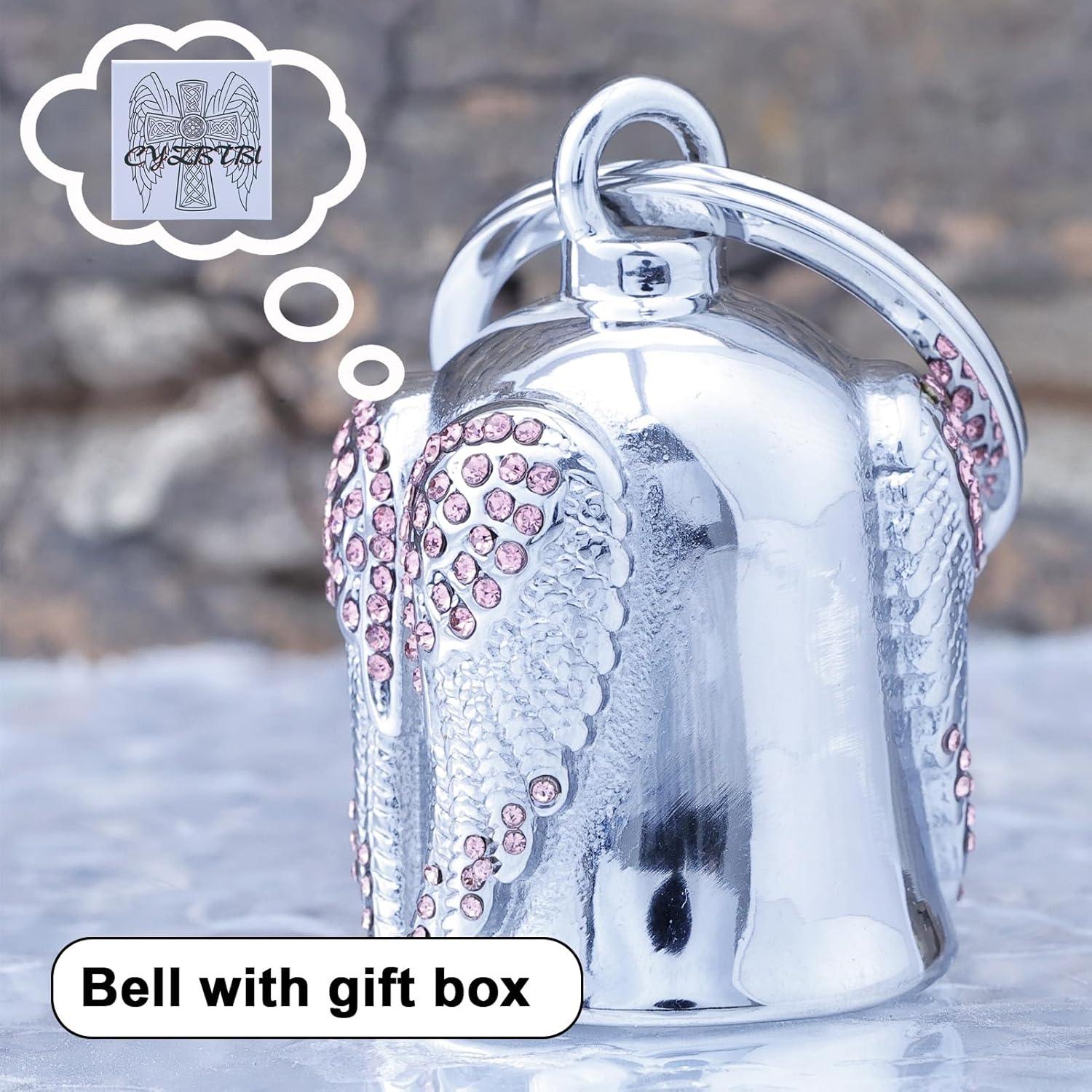 Campana de Motocicleta 3D CYZBTBl Plateada - Accesorio de Seguridad