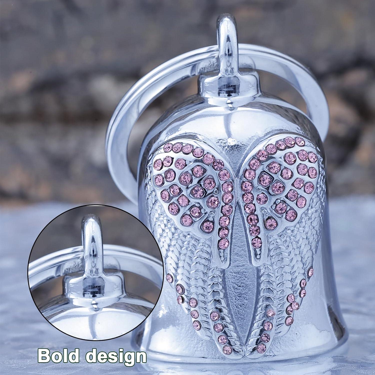 Campana de Motocicleta 3D CYZBTBl Plateada - Accesorio de Seguridad