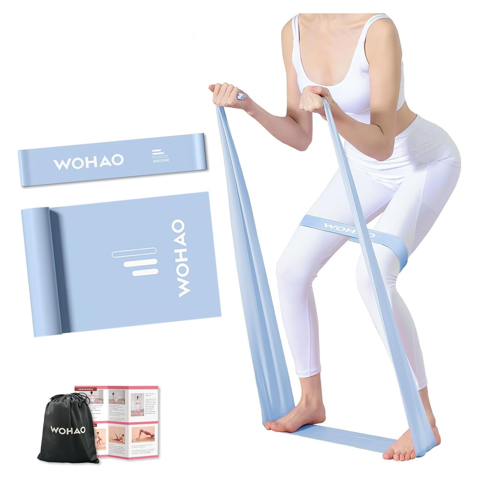 Juego de bandas de resistencia WOHAO azul - 15.88KG