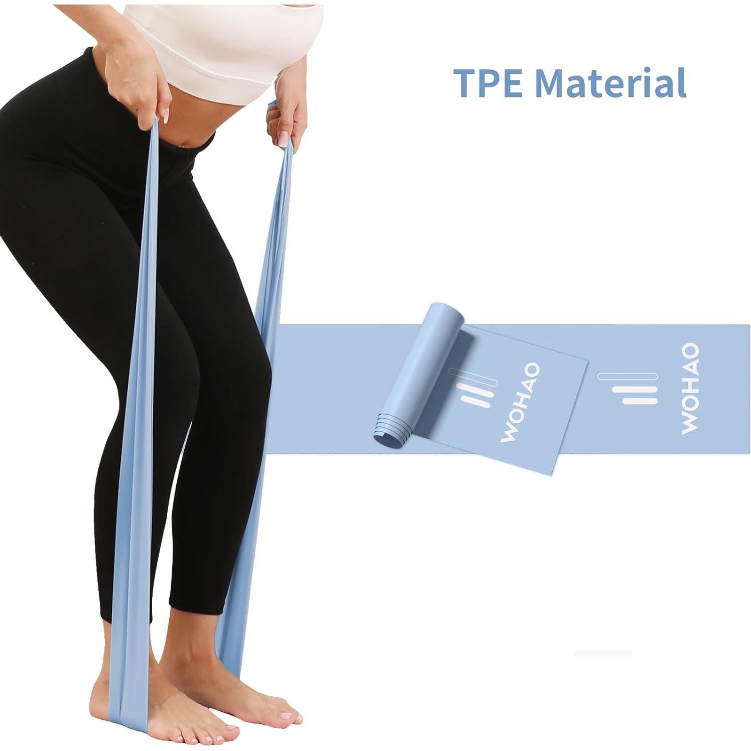 Juego de bandas de resistencia WOHAO azul - 15.88KG