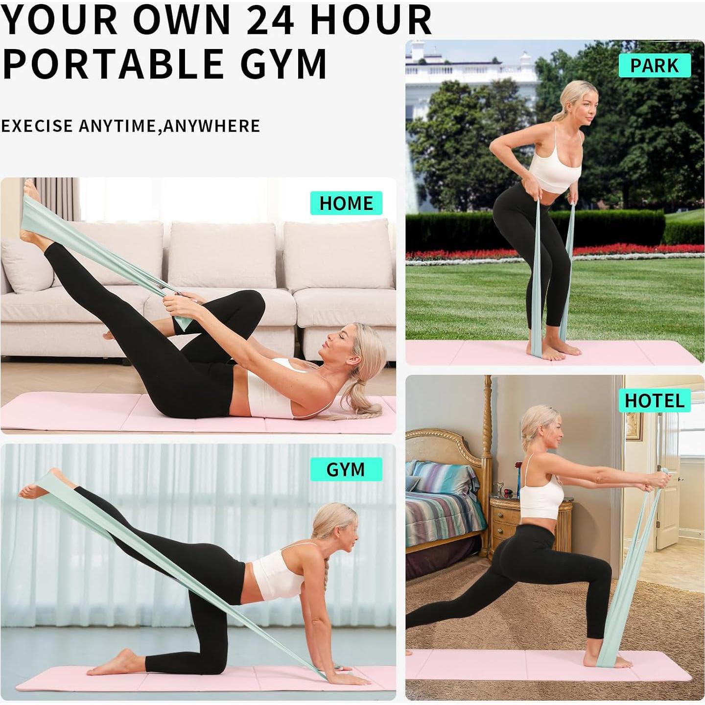 Juego de bandas de resistencia WOHAO azul - 15.88KG