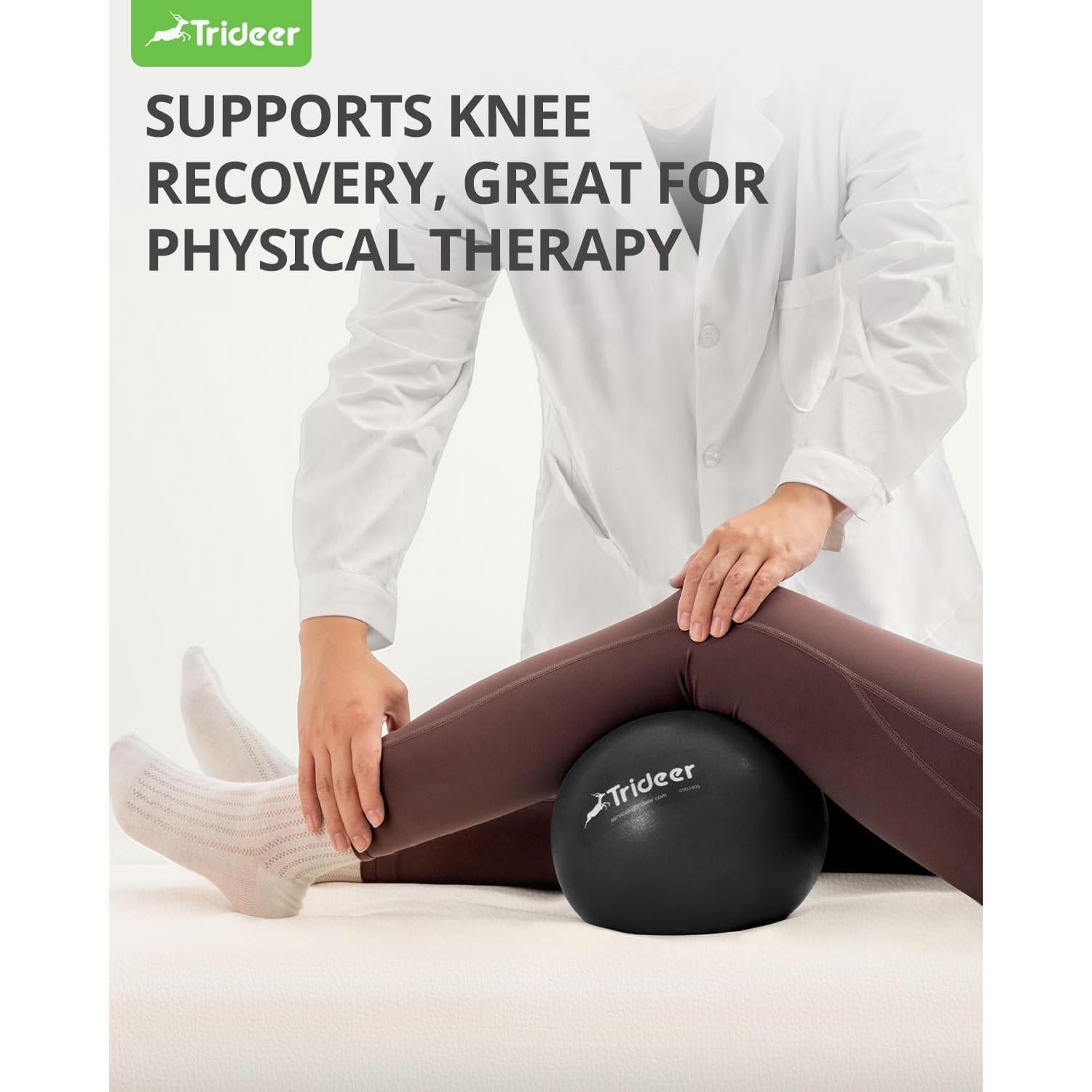 Bola de Pilates Trideer 22.86 cm Antiburst para Yoga y Ejercicio