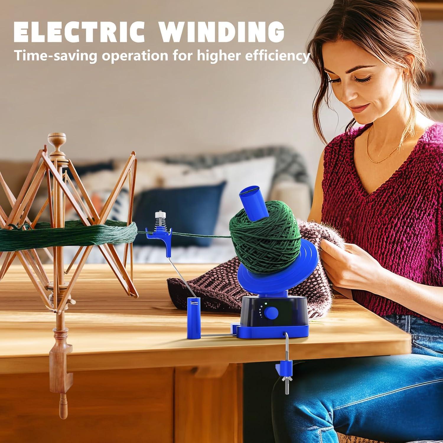 Enrollador de Hilo Eléctrico CozyBomB SPYW-1 368.5 g Azul