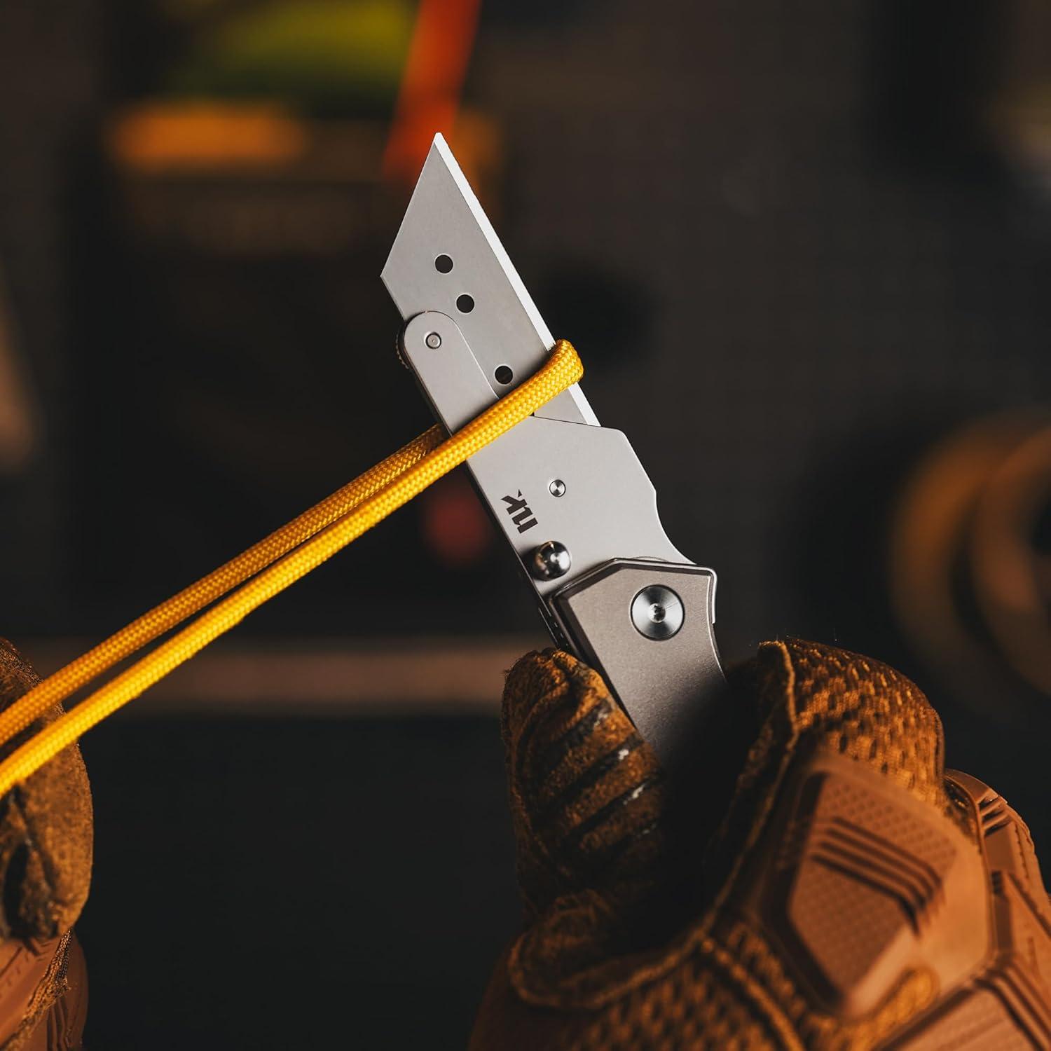 Cuchillo Utilitario Plegable NUKNIVES Kumpanter U23 G10 Negro