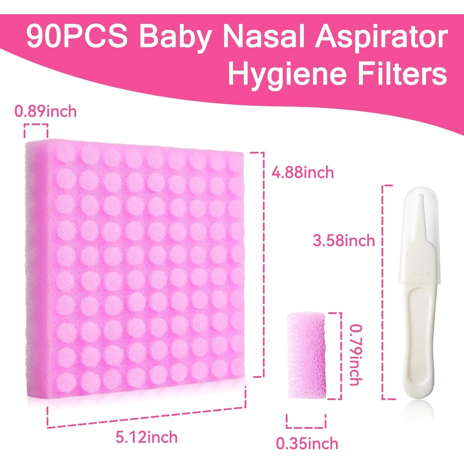 Filtros de Reemplazo para Aspirador Nasal NozeBot - 90 Piezas