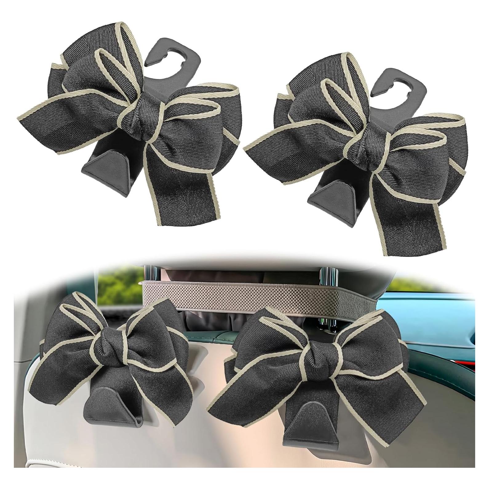 Gancho para Asiento de Coche ZOKYUYS 2PC Negro - Organizador 25kg