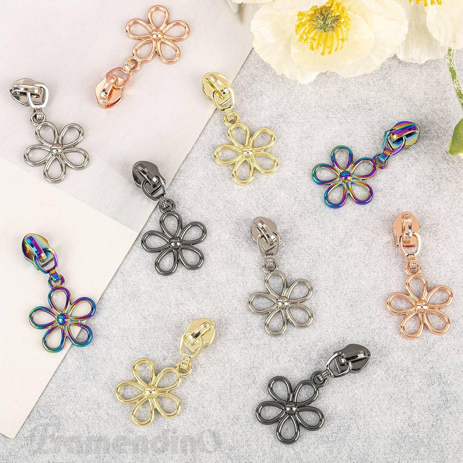 Tiradores de Cremallera #5 Framendino 10 Piezas Metal Colorido