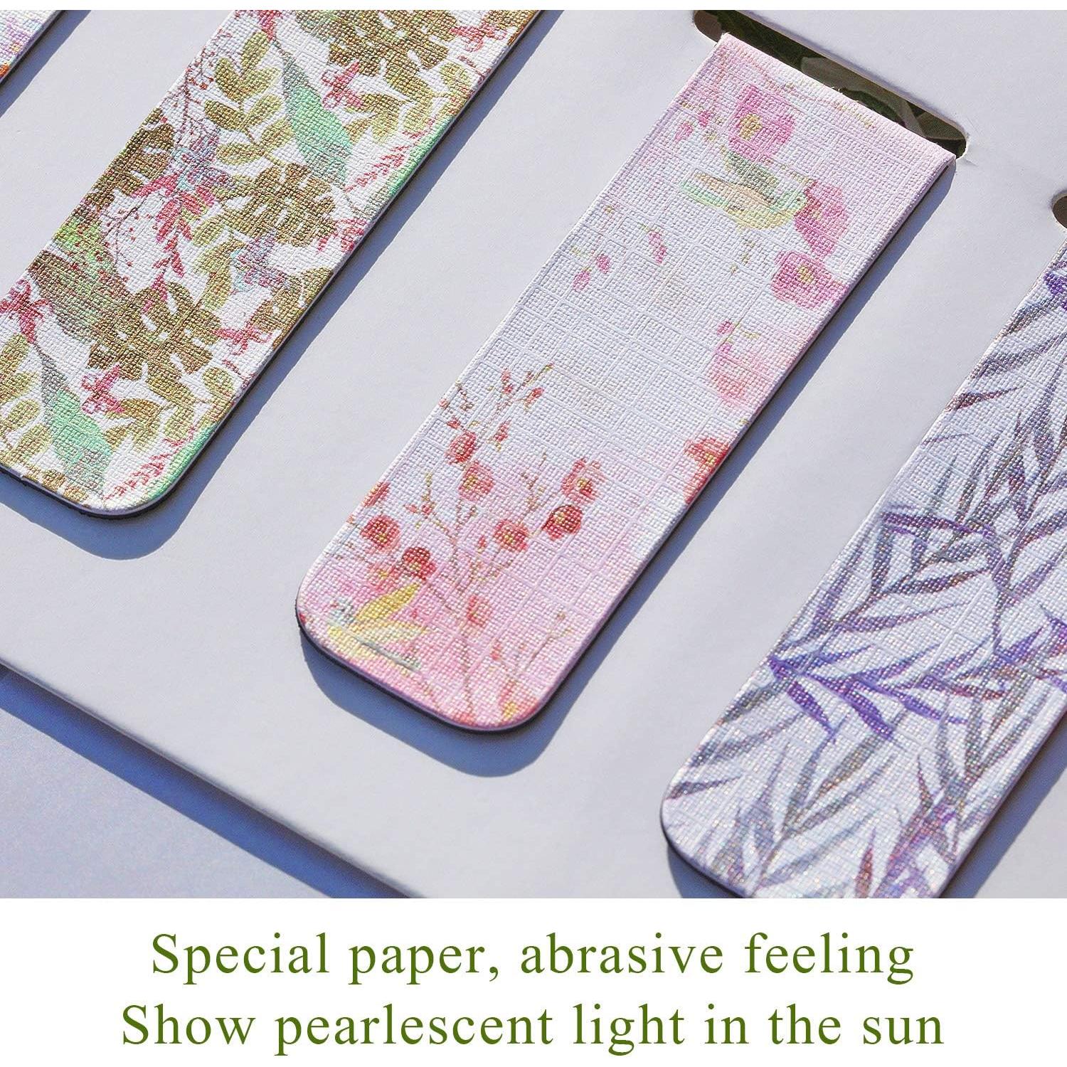 Chinco 10 Marcadores de Página Magnéticos Cactus 6x2 cm