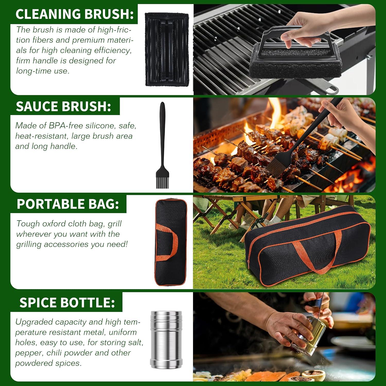 Kit de Accesorios para Plancha Furnhome 120 Pcs con Prensa