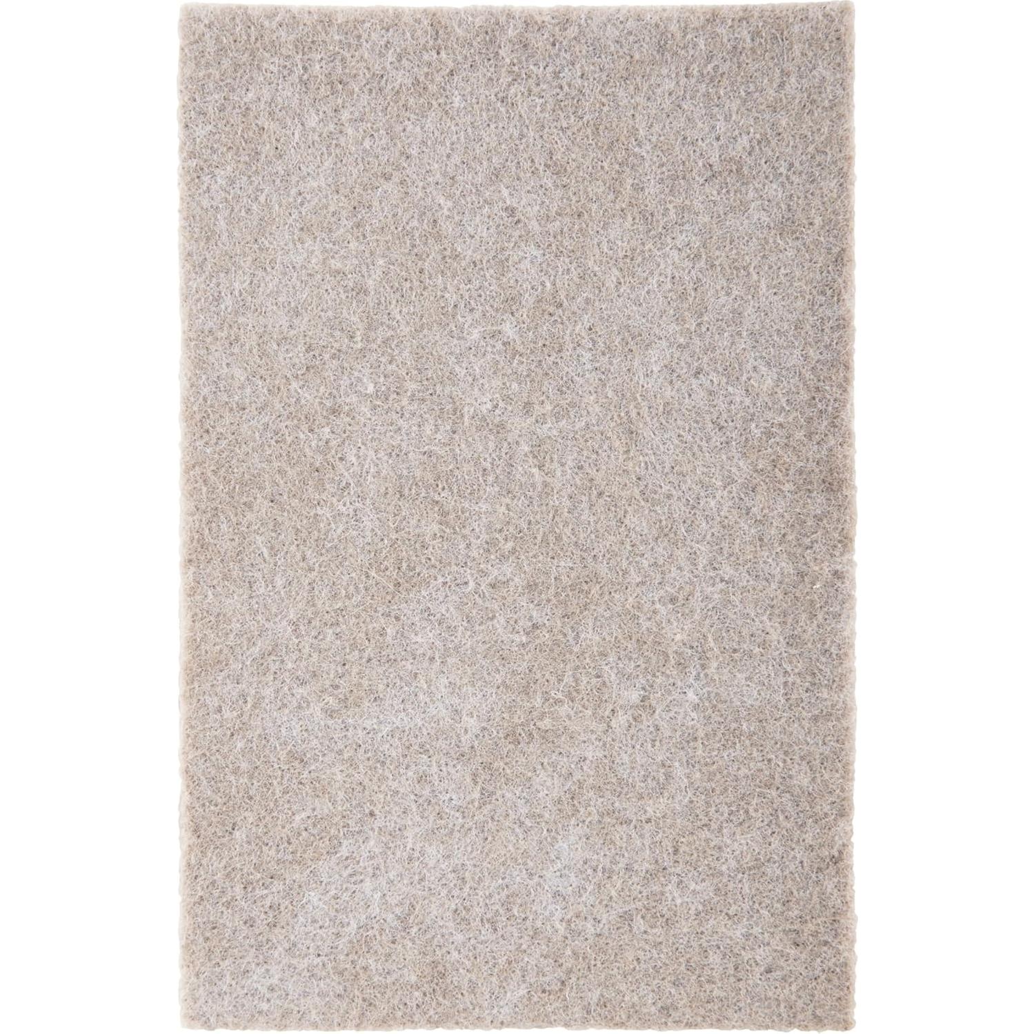 Almohadillas de Fieltro Scotch 4 Pcs para Muebles Beige 10x15 cm