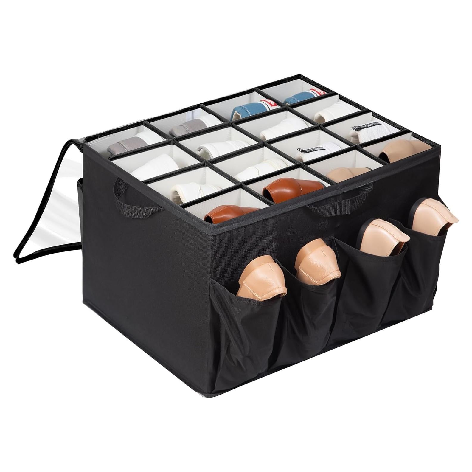 Organizador de Zapatos STORAGEIDEAS 16 Pares con Cubierta Transparente