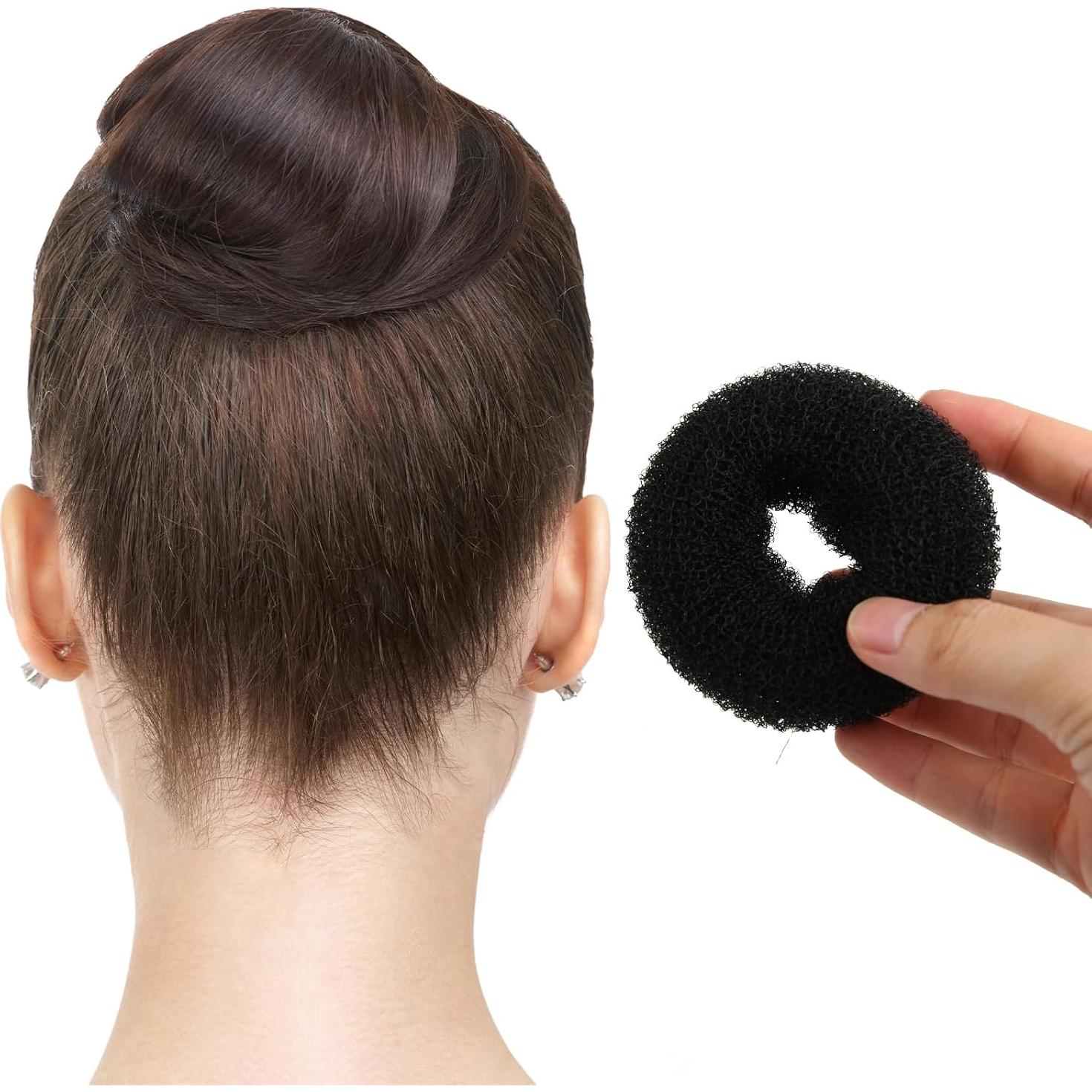 Kit para Hacer Moños para Niñas Lasuroa - 2 Formadores, 10 Redes, 20 Pasadores, 5 Bandas