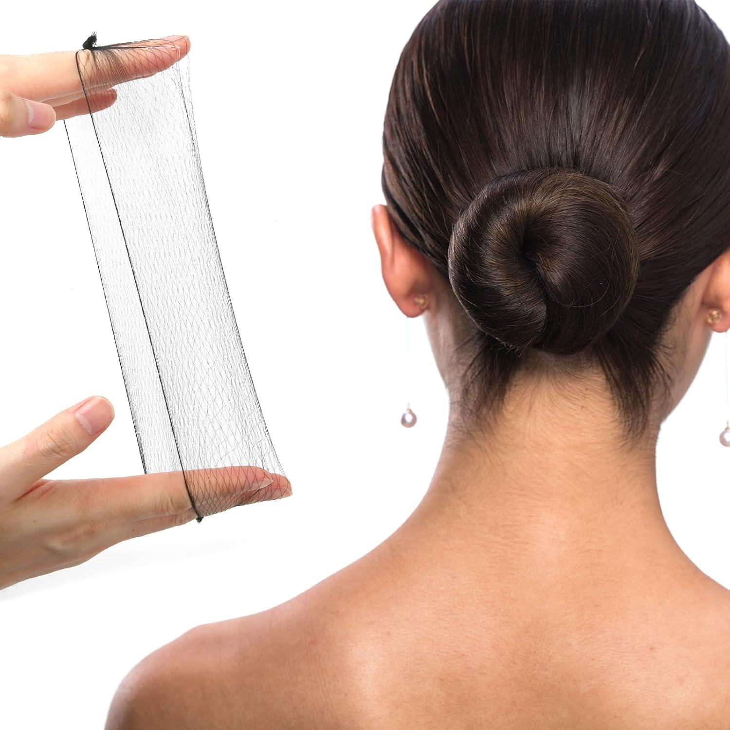 Kit para Hacer Moños para Niñas Lasuroa - 2 Formadores, 10 Redes, 20 Pasadores, 5 Bandas