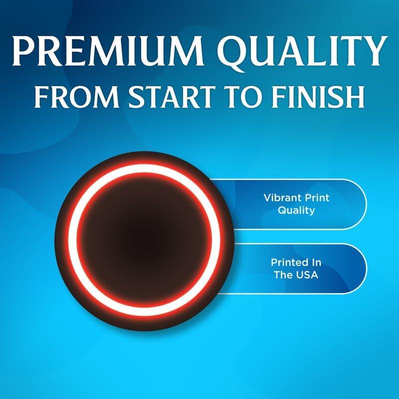 Calcomanías FHJ Neon 2-Pack Vinilo Laminado 12,7 cm