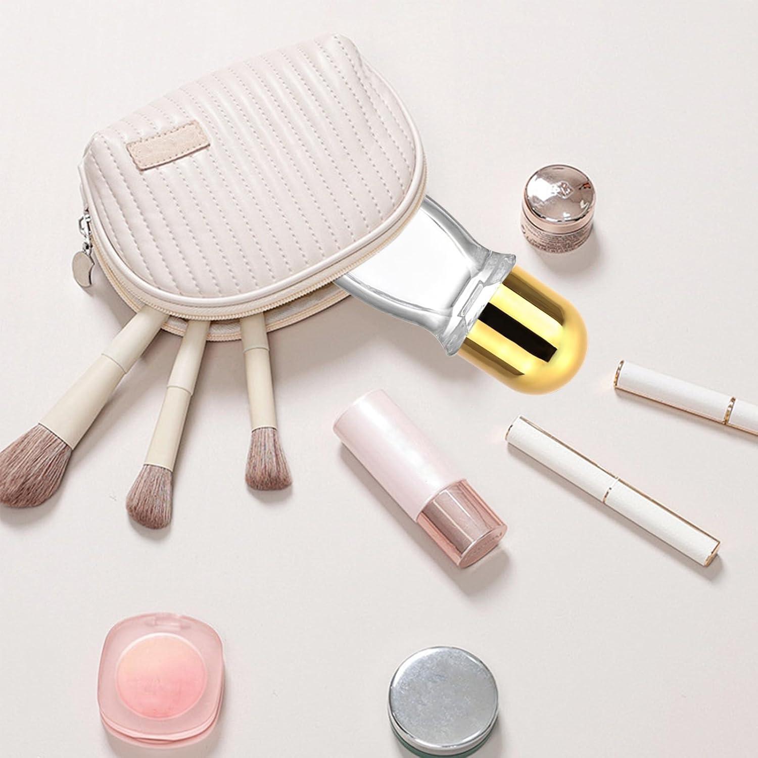 Botellas de Rodillo 30ml Hordolry - Pack de 3 Vidrio Transparente