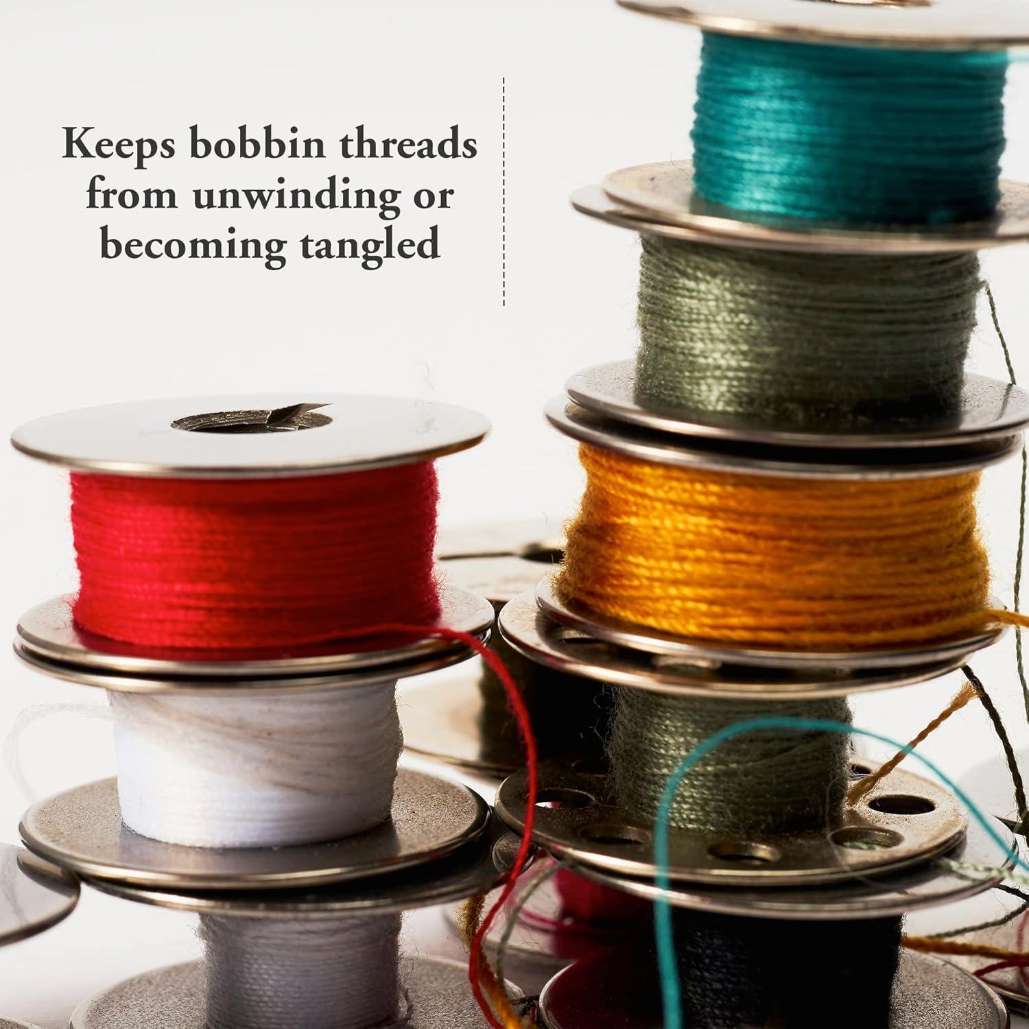 Bobbinsaver 2 Cuadrado Azul BobbinSaver - Almacenamiento de 66 Bobinas