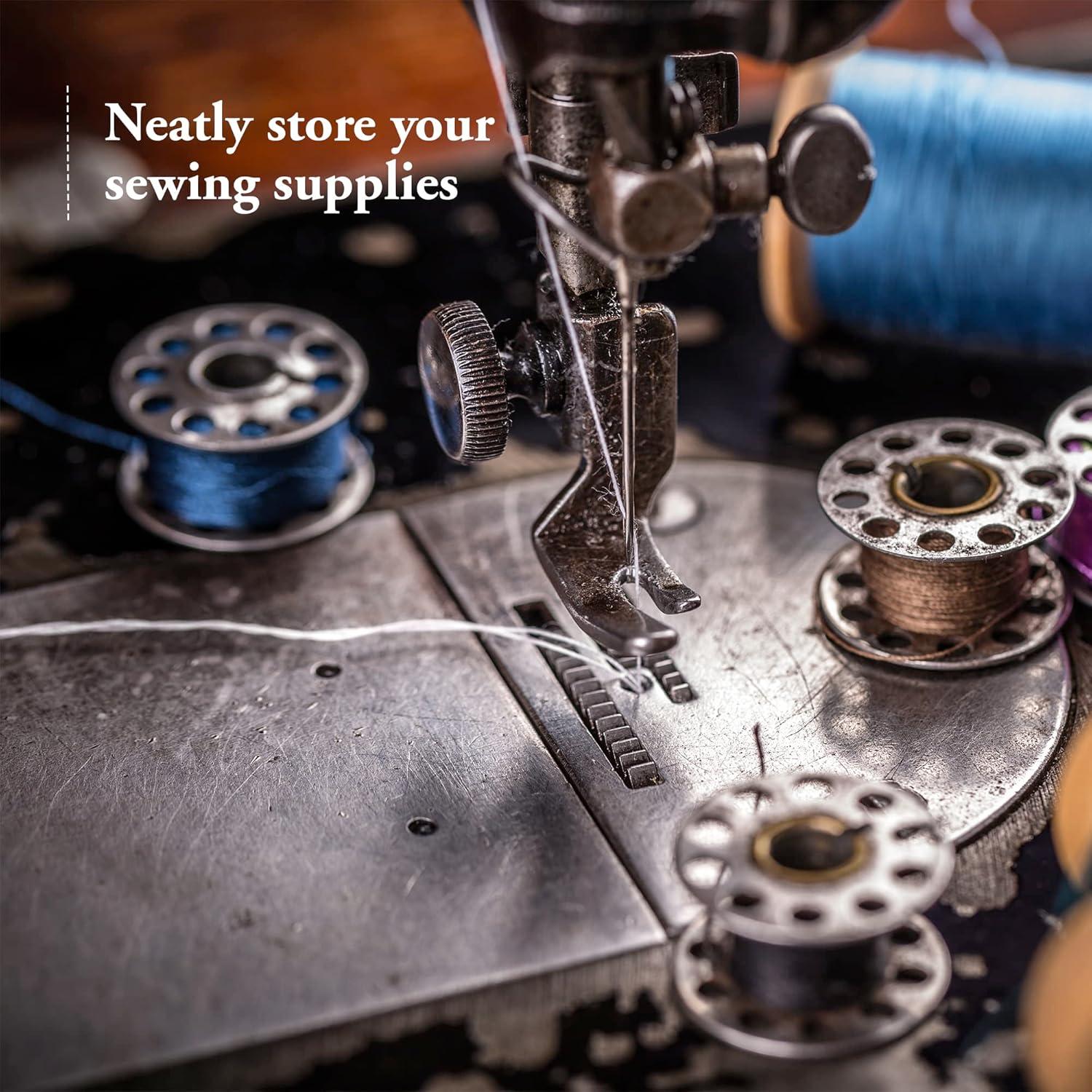 Bobbinsaver 2 Cuadrado Azul BobbinSaver - Almacenamiento de 66 Bobinas