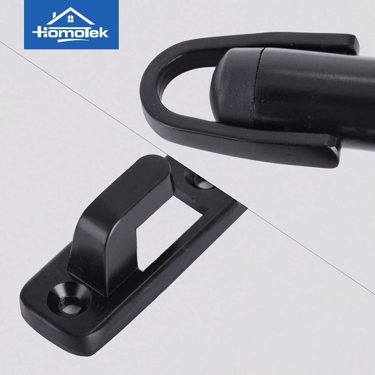 Gancho de Parada de Puerta HOMOTEK Negro 1 Paquete Alta Resistencia