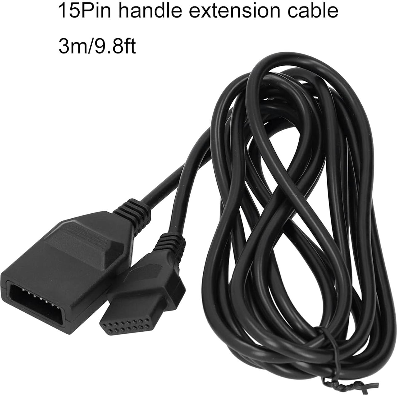 Cable de Extensión ASHATA 2.99m 15Pin para SNK Neo Geo
