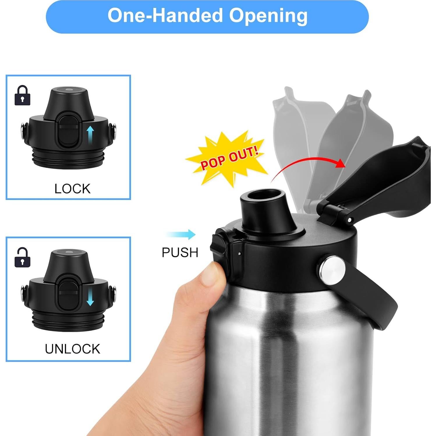 Tapa de Boquilla BIJISI para Botellas YETI 0.53-1.89 L