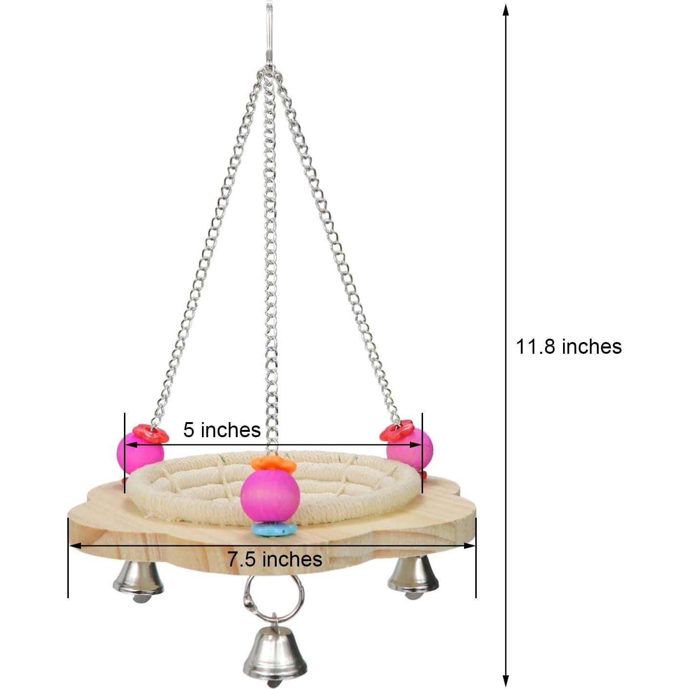 Cama Nido para Aves Wontee - Cuerda de Algodón 19x30cm